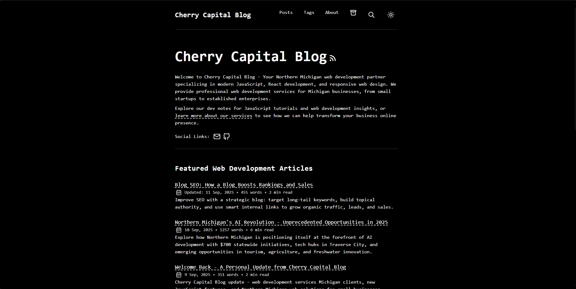 Cherry Capital Blog